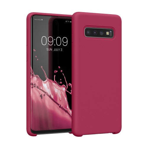 Pouzdro pro Samsung Galaxy S10, silikonové, růžové, 47732.100