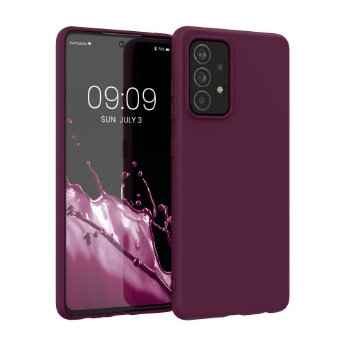 Pouzdro pro Samsung Galaxy A52, silikonové, fialové, 54346.187