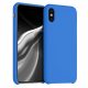 Pouzdro pro Apple iPhone X / iPhone XS, silikonové, modré, 42495.189