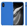 Pouzdro pro Apple iPhone X / iPhone XS, silikonové, modré, 42495.189