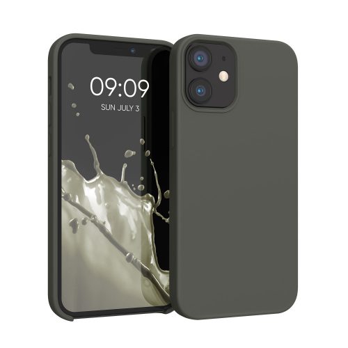 Pouzdro pro Apple iPhone 12 Mini, silikonové, zelené, 52640.107