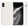 Pouzdro pro Apple iPhone X / iPhone XS, silikonové, krémové, 42495.16