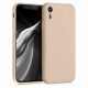 Pouzdro pro Apple iPhone XR, silikonové, krémové, 49983.154