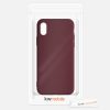 Pouzdro pro Apple iPhone X / iPhone XS, silikonové, červené, 42492.190