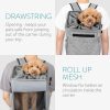 Batoh Navaris Pet Carrier na kolo, Polyester, šedý, 54595.22