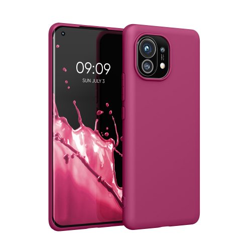 Pouzdro pro Xiaomi Mi 11, silikonové, růžové, 54188.213