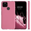 Pouzdro pro Google Pixel 4a 5G, silikonové, růžové, 51727.212