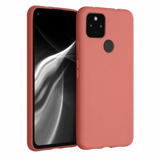 Pouzdro pro Google Pixel 4a 5G, silikonové, oranžové, 51727.215