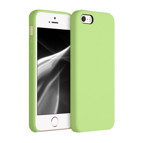 Pouzdro pro Apple iPhone 5 / iPhone 5s / iPhone SE, silikonové, zelené, 42766.214