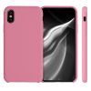 Pouzdro pro Apple iPhone X / iPhone XS, silikonové, růžové, 42495.212