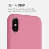 Pouzdro pro Apple iPhone X / iPhone XS, silikonové, růžové, 42495.212