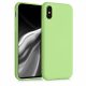 Pouzdro pro Apple iPhone X / iPhone XS, silikonové, zelené, 49982.214