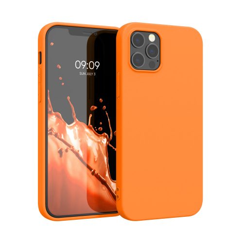 Pouzdro pro Apple iPhone 12 Pro Max, silikonové, oranžové, 53940.150