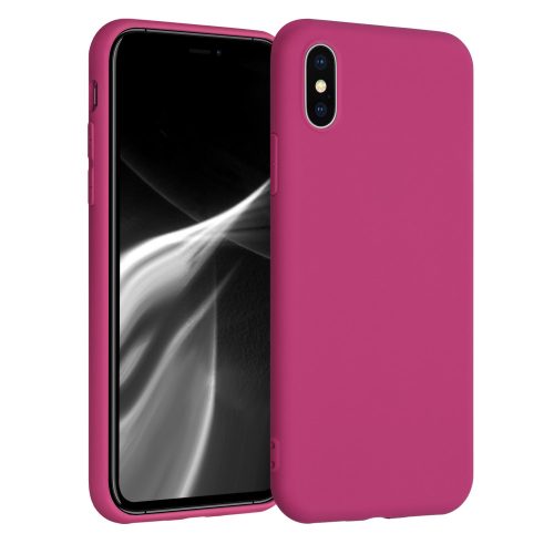 Pouzdro pro Apple iPhone X / iPhone XS, silikonové, fialové, 42492.213