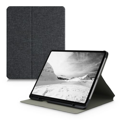 Pouzdro pro Apple iPad Pro 12,9" (2021), Kwmobile, šedé, textilní, 54767.01