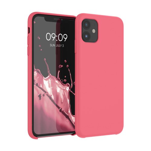 Pouzdro pro Apple iPhone 11, silikonové, růžové, 49724.219