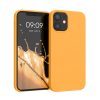 Pouzdro pro Apple iPhone 12 Mini, silikonové, oranžové, 52640.217