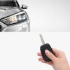 Pouzdro na klíče od auta pro Dacia / Renault - 2 tlačítka - Keyless Go, kwmobile, silikon, černá / červená, 54813.01