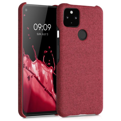 Pouzdro pro Google Pixel 5a, textilní, červené, 54994.76