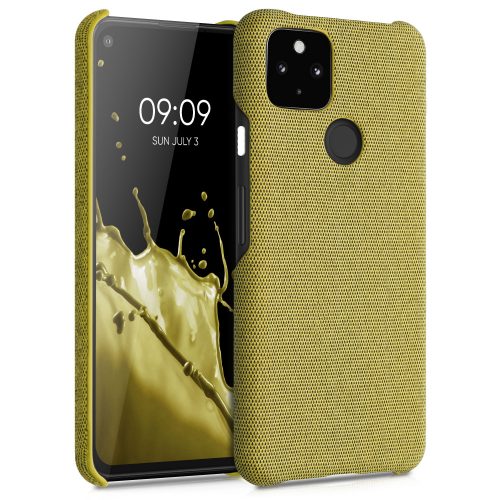 Pouzdro pro Google Pixel 5a, Textile, Yellow, 54994.06