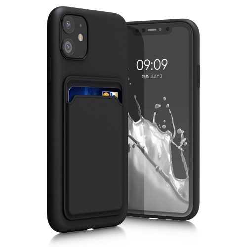 Pouzdro pro Apple iPhone 11, silikonové, černé, 55114.01, kwmobile