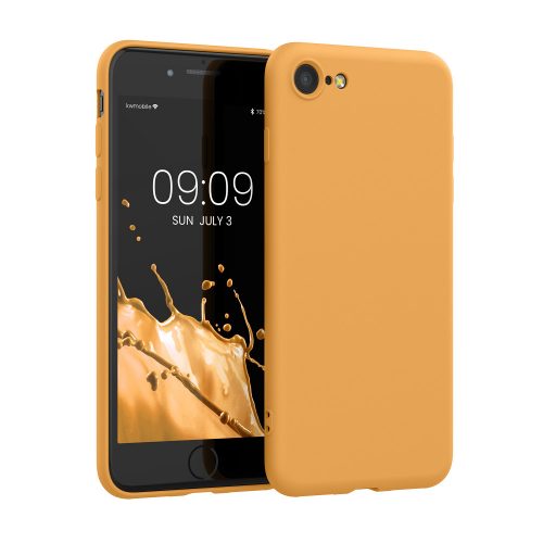 Pouzdro pro iPhone 8 / iPhone 7 / iPhone SE 2, silikonové, žluté, 49979.217