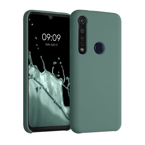 Kryt pro Motorola Moto G8 Plus, silikonový, zelený, 51348.166