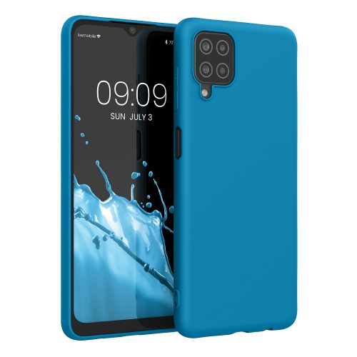 Pouzdro pro Samsung Galaxy A12, silikonové, modré, 54048.224