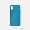 Pouzdro pro iPhone X / iPhone XS, silikonové, modré, 42495.224