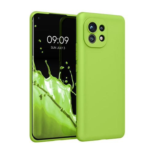 Pouzdro pro Xiaomi Mi 11, silikonové, zelené, 54188.220