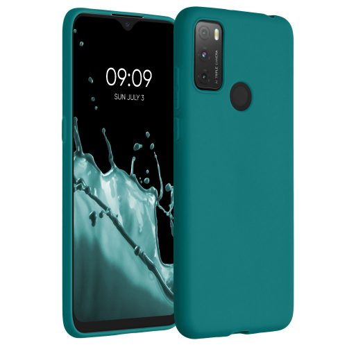 Pouzdro pro Alcatel 3L (2021), silikonové, zelené, 54467.57