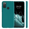 Pouzdro pro Alcatel 3L (2021), silikonové, zelené, 54467.57