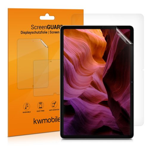 Sada 2 ks ochranných fólií na tablet Samsung Galaxy Tab S7 FE, Kwmobile, Transparent, Plast, 55382.1