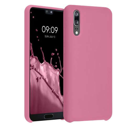 Pouzdro pro Huawei P20, silikonové, růžové, 45689.212