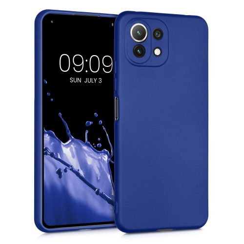 Pouzdro pro Xiaomi Mi 11 Lite 5G, silikonové, modré, 54727.64