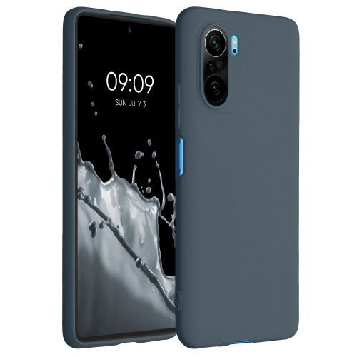 Pouzdro pro Xiaomi Poco F3, silikonové, šedé, 54657.202