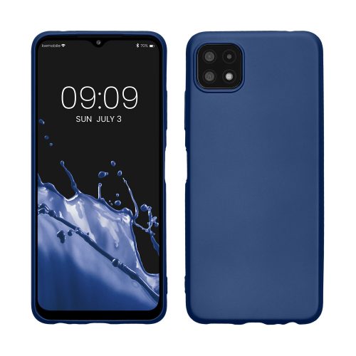 Pouzdro pro Samsung Galaxy A22 5G, silikonové, modré, 55247.64