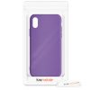 Pouzdro pro iPhone X / iPhone XS, silikonové, fialové, 42492.221