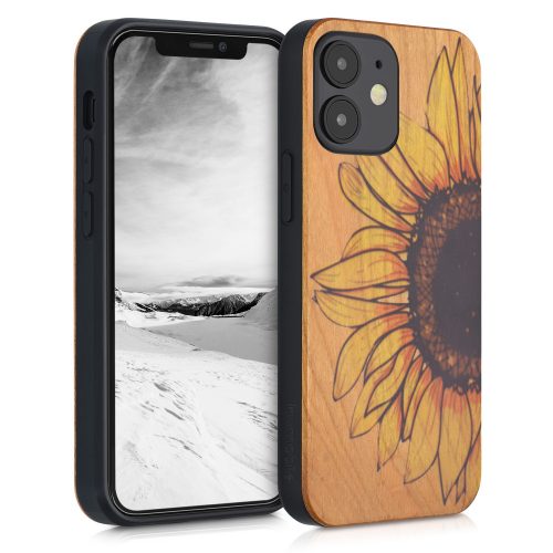 Pouzdro pro iPhone 12 Mini, dřevo, vícebarevné, 52733.04