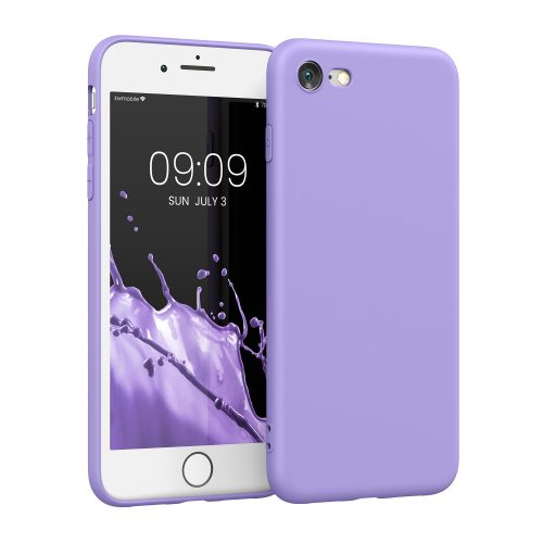 Pouzdro pro iPhone 8 / iPhone 7 / iPhone SE 2, silikonové, fialové, 39458.222