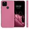 Pouzdro pro Google Pixel 4a 5G, silikonové, růžové, 53779.212