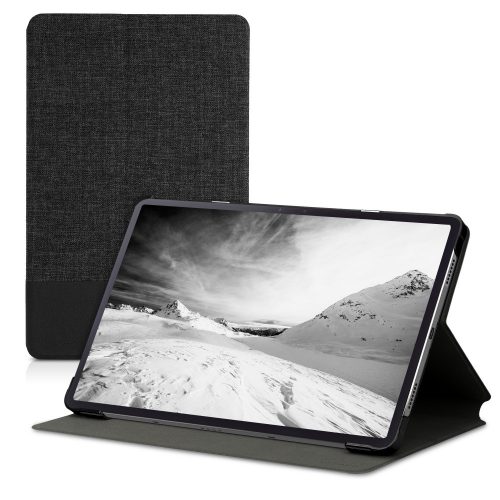 Kryt na tablet Lenovo Tab P11, Kwmobile, šedo/černý, textil, 55710.73