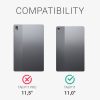 Kryt na tablet Lenovo Tab P11, Kwmobile, šedo/černý, textil, 55710.73