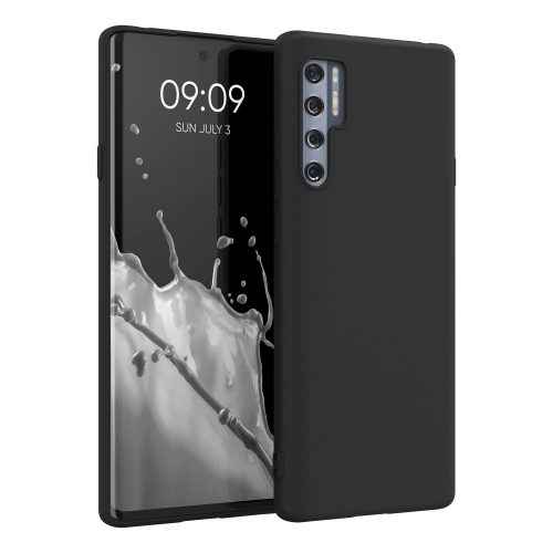 Pouzdro pro TCL 20 Pro 5G (2021), silikonové, černé, 55701.47