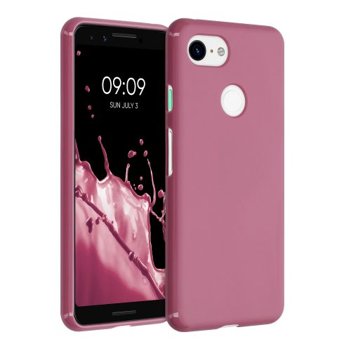 Pouzdro pro Google Pixel 3, silikonové, růžové, 45967.167