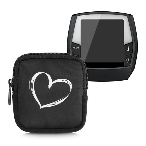 Ochranný kryt pro GPS Bosch Intuvia, Kwmobile, Black/White, Neoprene, 53736.03