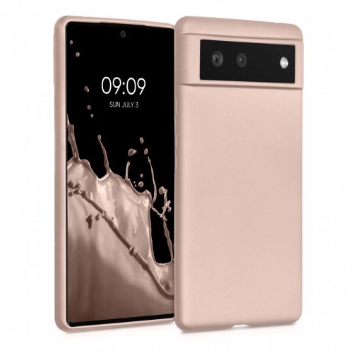 Pouzdro pro Google Pixel 6, silikonové, krémové, 55783.31, kwmobile