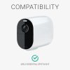 Sada 2 krytů pro monitorovací kameru Arlo Essential Spotlight, Kwmobile, černá, silikonová, 55853.01