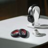 Sada 2 náušníků pro sluchátka Plantronics BackBeat PRO 2, Kwmobile, černá, ekokůže, 55851.01