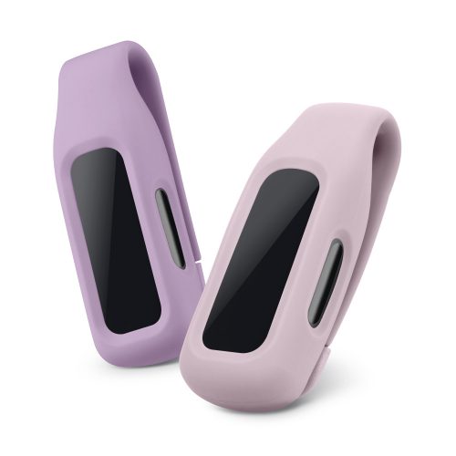 Sada 2 pouzder pro Fitbit Inspire 2/Ace 3, Kwmobile, Purple/Pink, Silikon, 54017.06